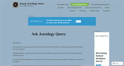 Desktop Screenshot of anoopastrosutra.com